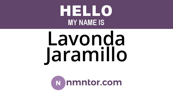 Lavonda Jaramillo