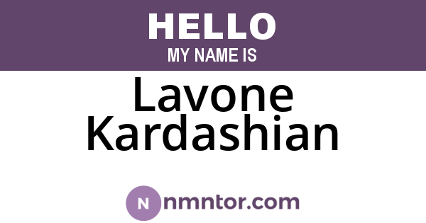 Lavone Kardashian