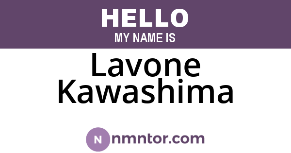 Lavone Kawashima