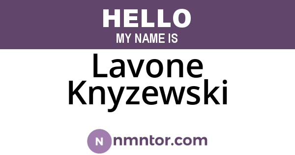Lavone Knyzewski