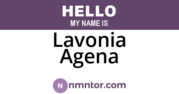 Lavonia Agena