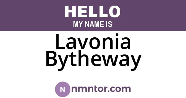 Lavonia Bytheway