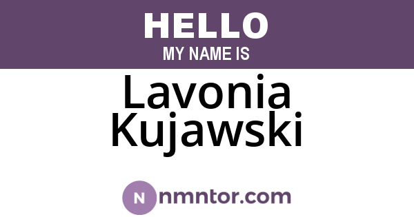 Lavonia Kujawski