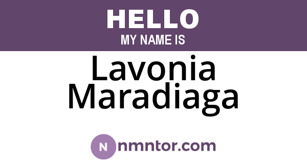Lavonia Maradiaga