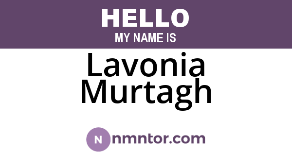 Lavonia Murtagh