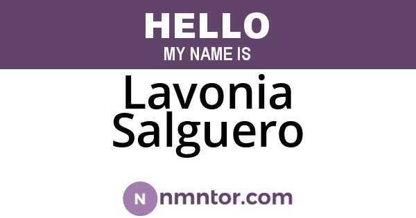 Lavonia Salguero