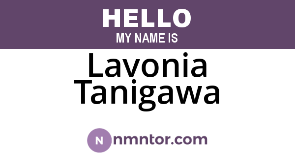 Lavonia Tanigawa