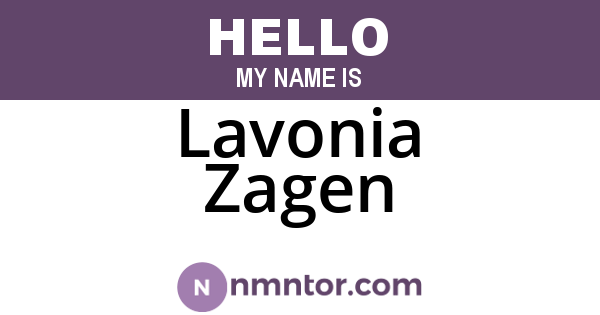 Lavonia Zagen