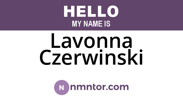 Lavonna Czerwinski