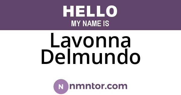 Lavonna Delmundo