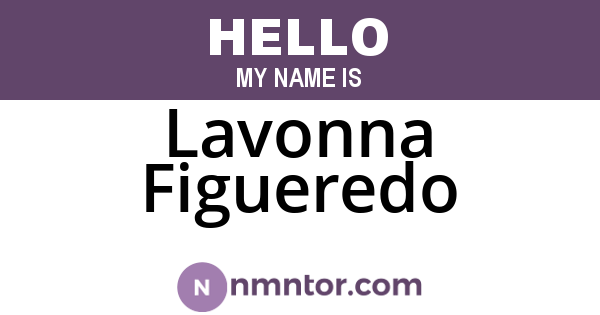 Lavonna Figueredo