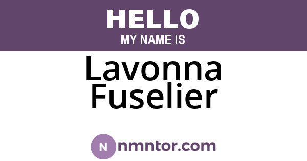 Lavonna Fuselier