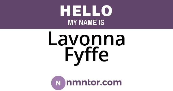 Lavonna Fyffe