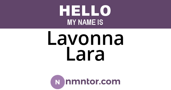 Lavonna Lara