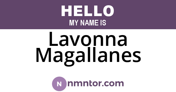 Lavonna Magallanes