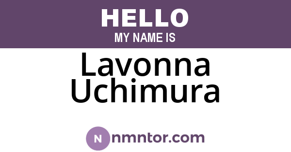 Lavonna Uchimura