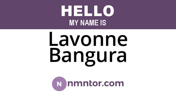 Lavonne Bangura