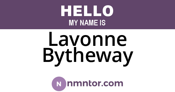 Lavonne Bytheway