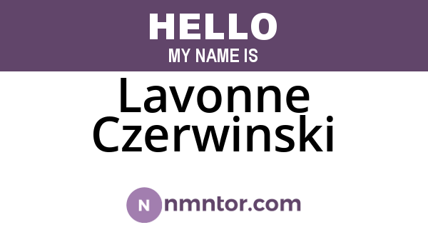 Lavonne Czerwinski