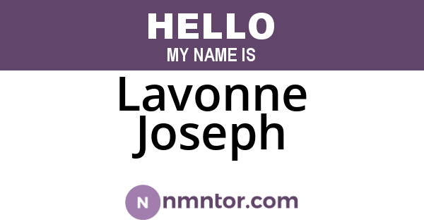 Lavonne Joseph