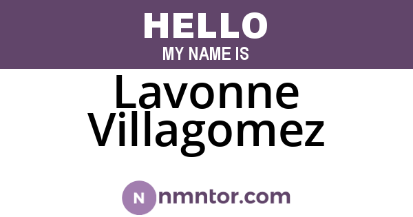 Lavonne Villagomez