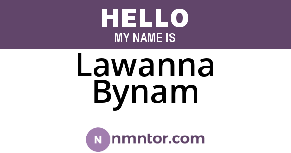Lawanna Bynam