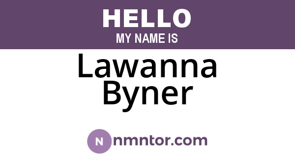 Lawanna Byner