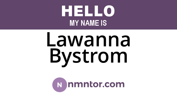 Lawanna Bystrom