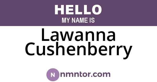 Lawanna Cushenberry