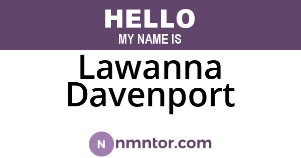 Lawanna Davenport