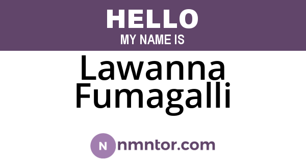 Lawanna Fumagalli