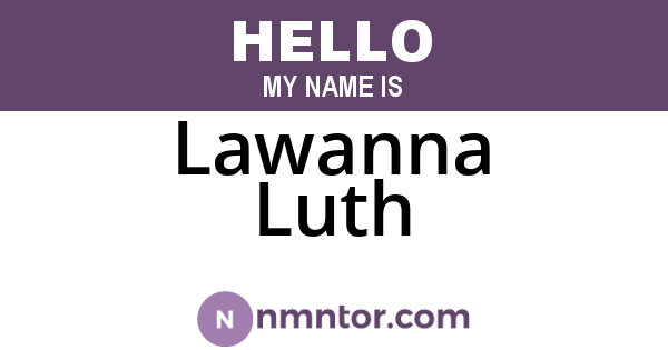 Lawanna Luth