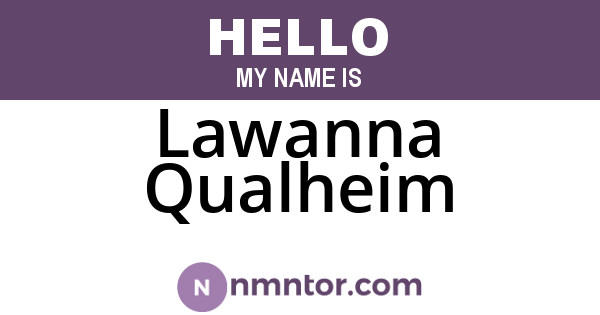 Lawanna Qualheim