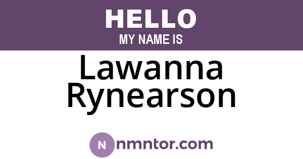 Lawanna Rynearson