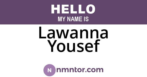 Lawanna Yousef