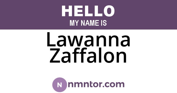 Lawanna Zaffalon