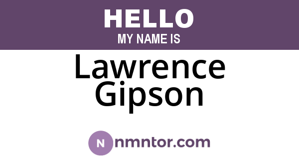 Lawrence Gipson