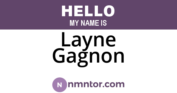 Layne Gagnon