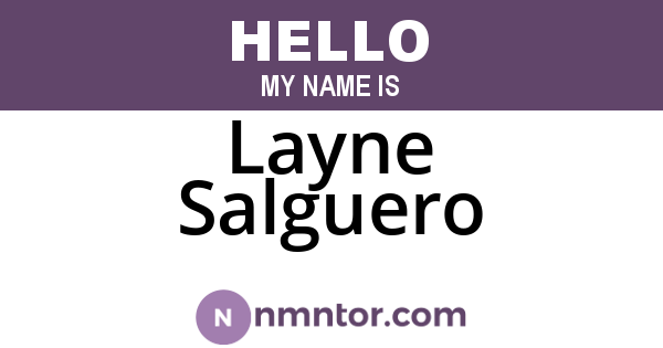 Layne Salguero
