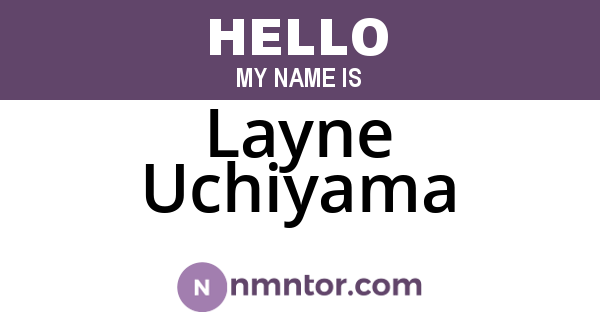 Layne Uchiyama