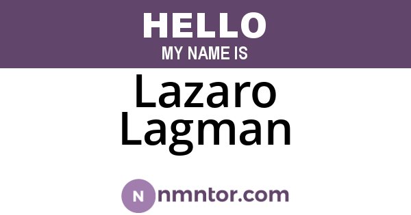 Lazaro Lagman