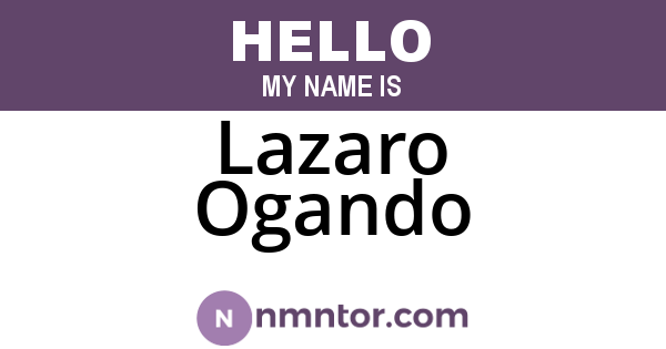 Lazaro Ogando