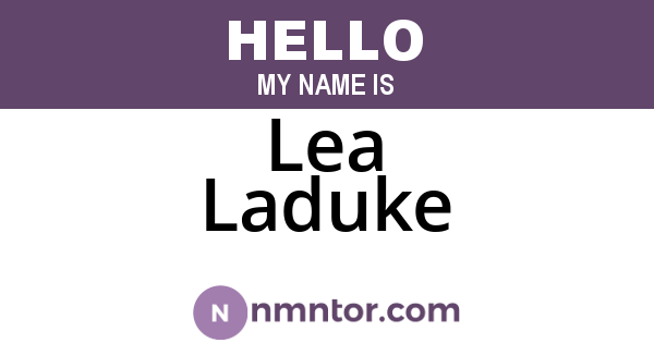 Lea Laduke