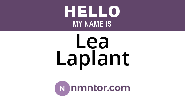 Lea Laplant