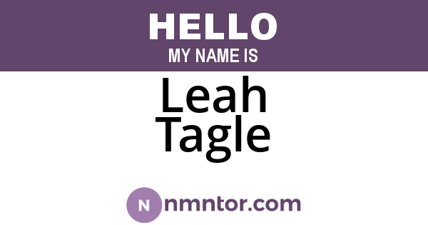 Leah Tagle