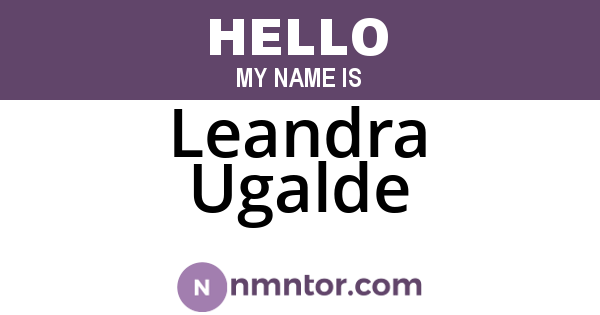 Leandra Ugalde