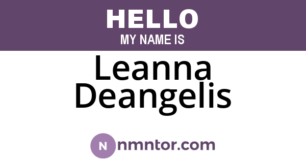 Leanna Deangelis