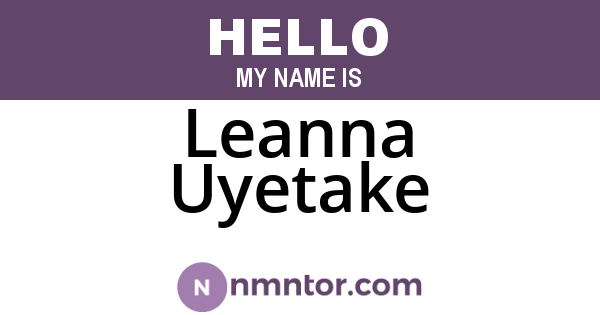 Leanna Uyetake