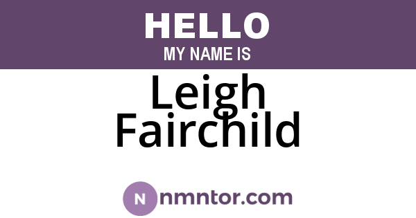 Leigh Fairchild