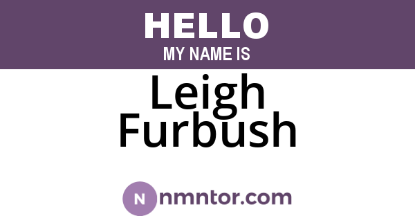 Leigh Furbush